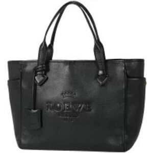 Loewe Heritage Tote Bag Handbag Leather Black